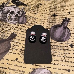 Pumpkin hat Halloween earrings